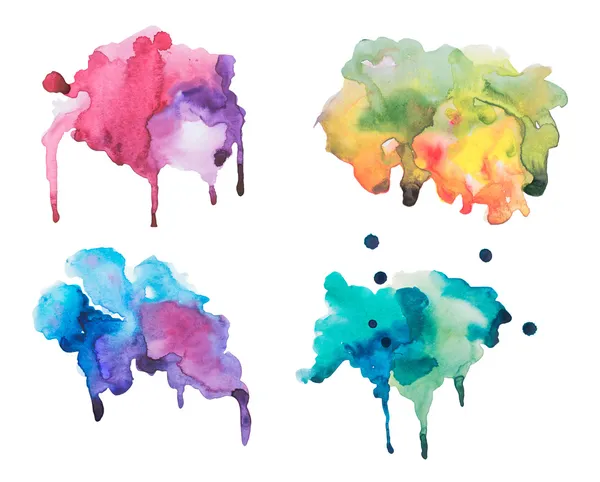 Warna air blots — Stok Foto