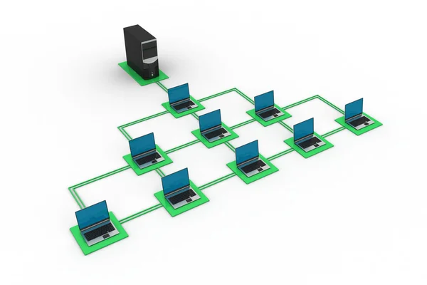 コンピューター データ センター — ストック写真