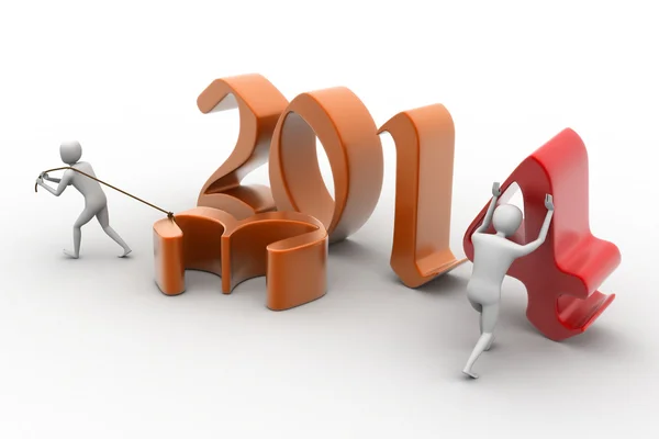 Fondo nuevo año 2014 . —  Fotos de Stock