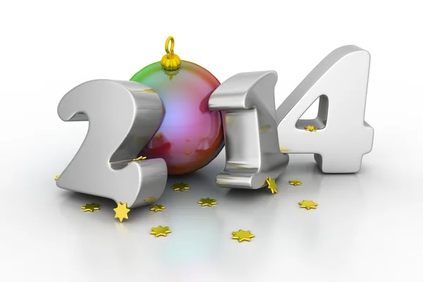 2014 Felice anno nuovo — Foto Stock