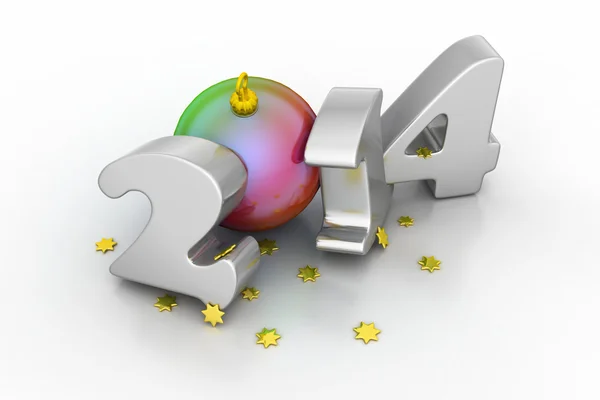 2014 Felice anno nuovo — Foto Stock