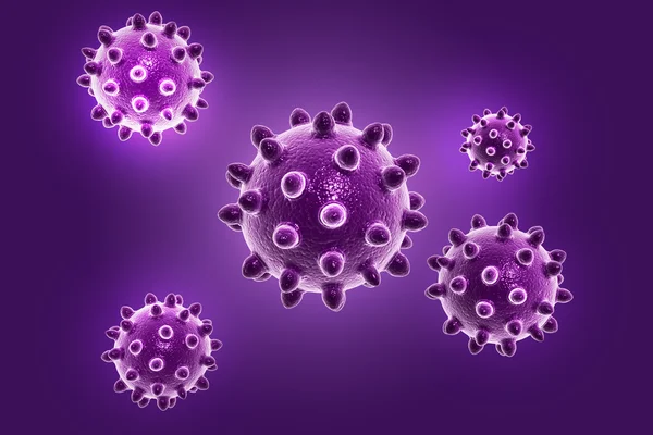 Virus 3D-beeld — Stockfoto