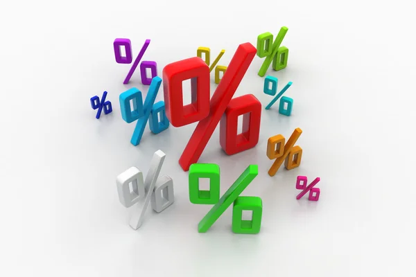 Growth percentage — Stock Photo, Image