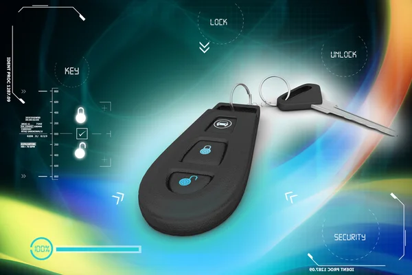 Security remote control for your car — Stock Photo, Image