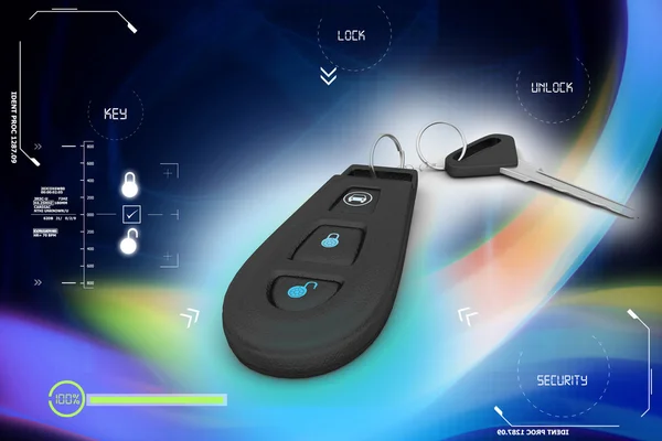 Security remote control for your car — Stock Photo, Image