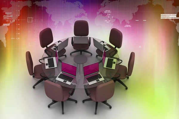 Conference table — Stock Photo, Image