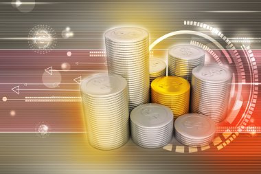 bir madeni para grafik