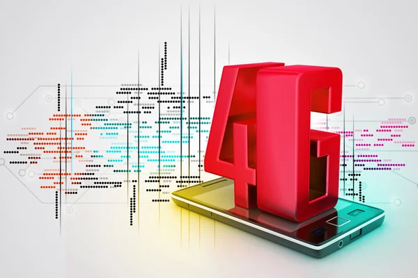 4 g スマート フォン — ストック写真