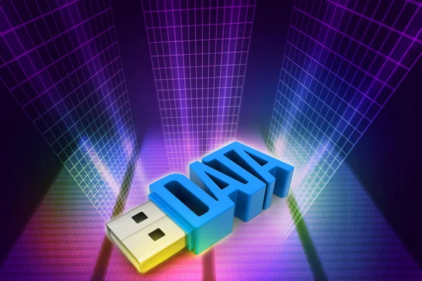 Usb flash drive — Stock Photo, Image