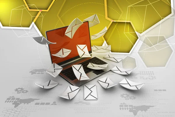 E-mail concept. — Stock Photo, Image