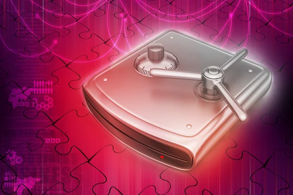 Secure Hard drive — Stock Photo, Image