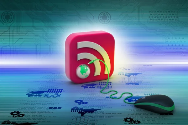 RSS icon — Stock Photo, Image