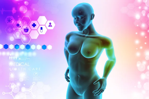 Female human body — Stock Photo, Image