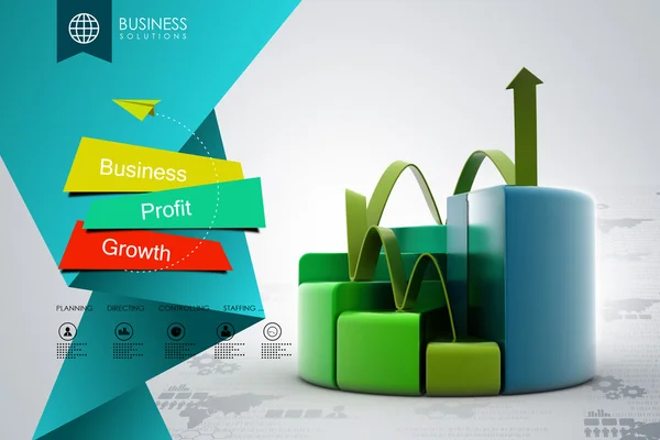 Negócios, lucro, crescimento — Fotografia de Stock