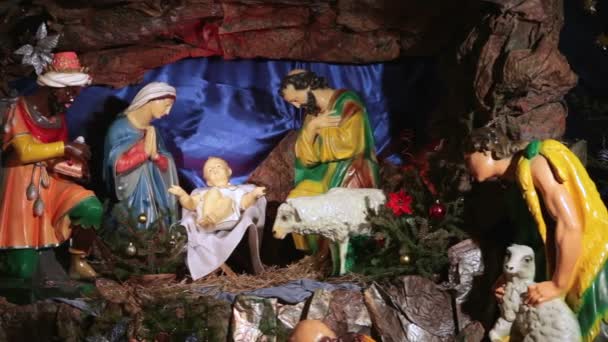 Presepe di Natale — Video Stock