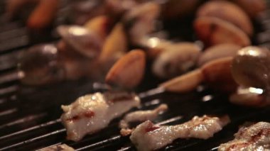 Tayland. Deniz ürünleri yemek