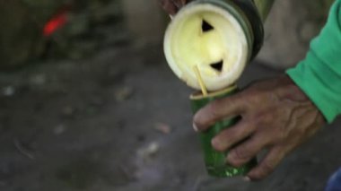 Tayland. bambu yapılmış çay