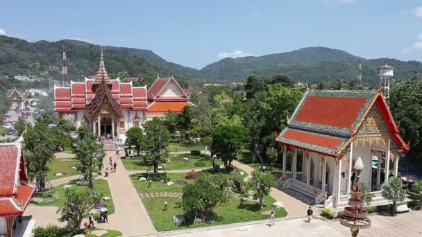 Tayland. Budist tapınağı — Stok video