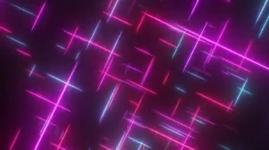 Bilim-Kurgu Akıcı Akış Işığı Tüneli - 4K Kusursuz VJ Döngüsüz VJ Döngüsü Animasyon Arkaplanı