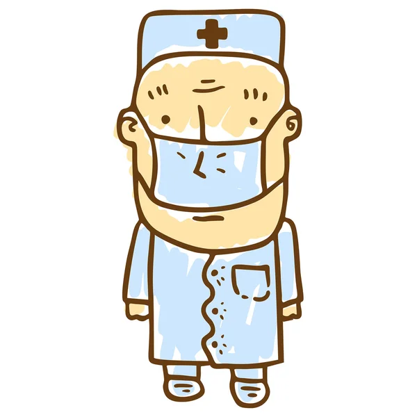 Jeune infirmier — Image vectorielle