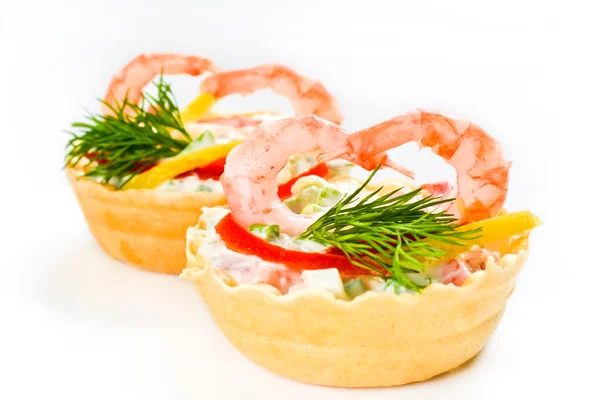 , karidesleri snack