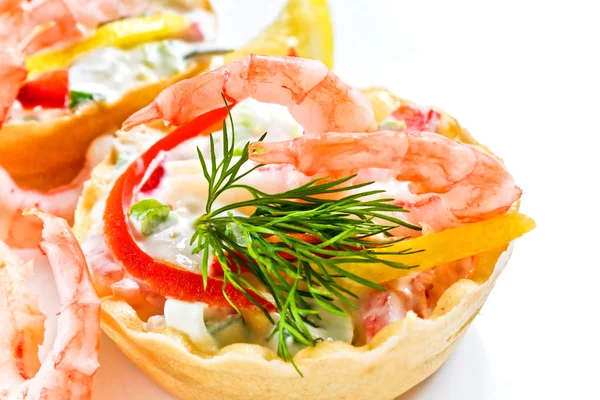 , karidesleri snack