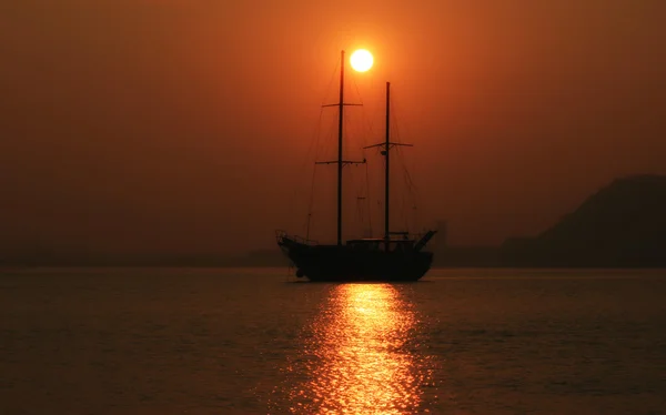 Barco à vela — Fotografia de Stock