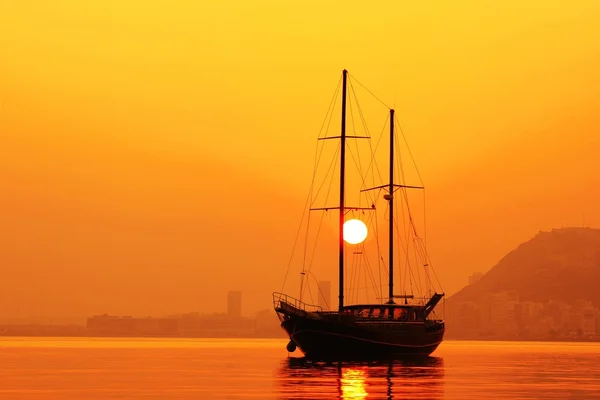 Barco à vela — Fotografia de Stock