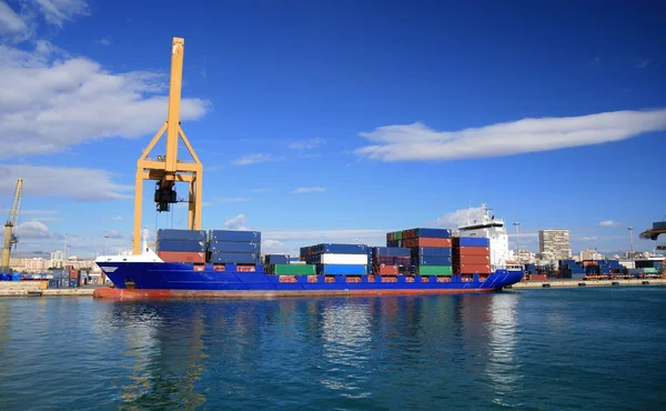 Containerschip — Stockfoto