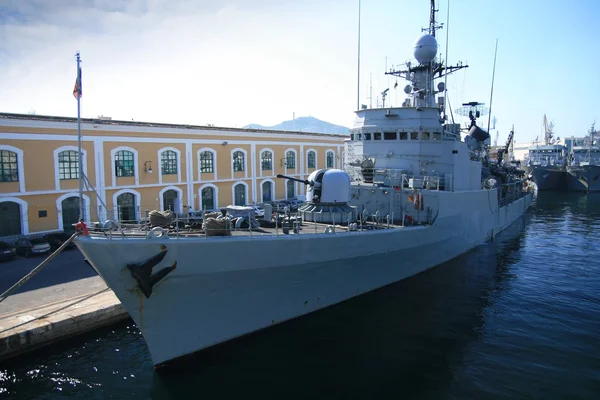 Slag bij schip — Stockfoto