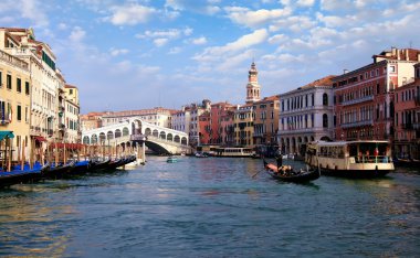 grand canal Venedik rialto Köprüsü