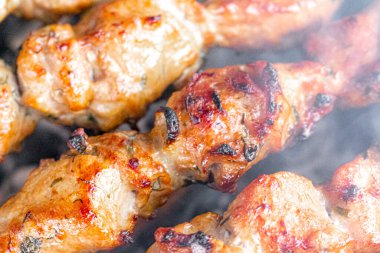 Norveç 'te şiş ızgaralı bir Rus şişi..