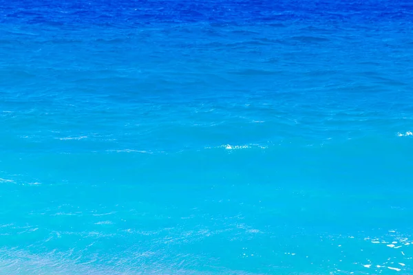 Elli Strand Textuur Patroon Van Blauw Turquoise Helder Water Rhodos — Stockfoto