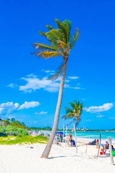 Playa Del Carmen Mexico April 2021 Tropical Natural Mexican Beach — Stock Photo, Image