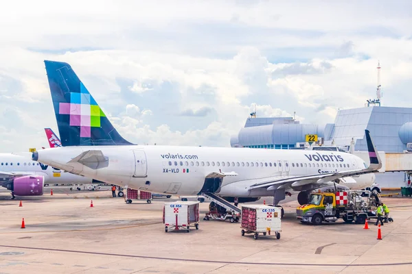 Cancún México Agosto 2021 Vuele Con Volaris Desde Cancún México — Foto de Stock