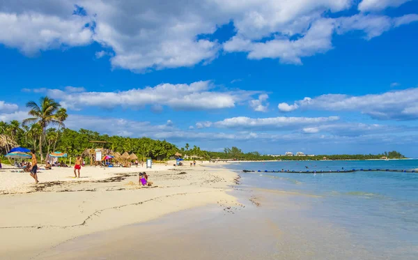 Playa Del Carmen Ottobre 2021 Vista Panoramica Tropicale Sulla Spiaggia — Foto Stock