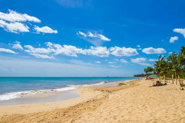Tropischer Mexikanischer Strandpanoramablick Von Playa Und Punta Esmeralda Playa Del — Stockfoto