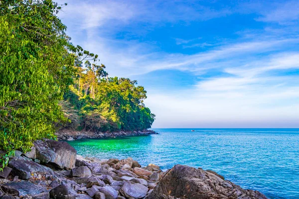 Wunderschöne Küsten Und Strandlandschaft Mit Blick Auf Den Lam Lamru — Stockfoto