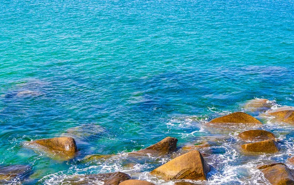 Bella Linea Costiera Incredibile Vista Panoramica Sulla Spiaggia Con Massi — Foto Stock