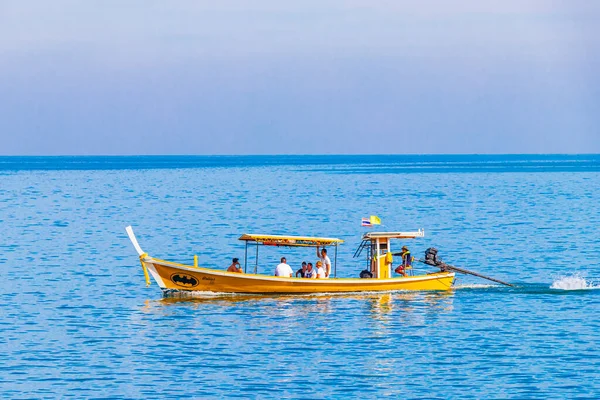 Khao Lak Tailândia Fevereiro 2020 Barco Cauda Longa Paraíso Tropical — Fotografia de Stock
