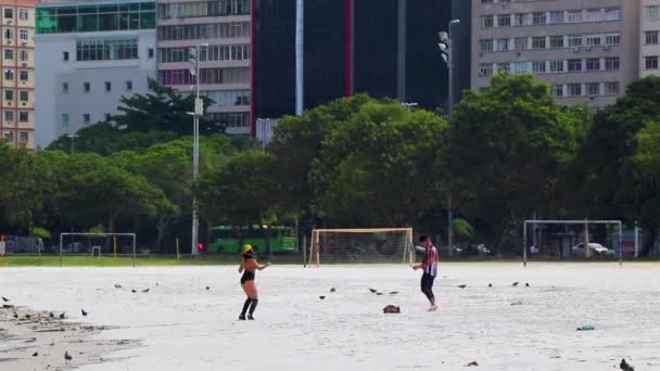 Botafogo Plajı Brezilya Ekim 2020 Rio Janeiro Brezilya Daki Botafogo — Stok video