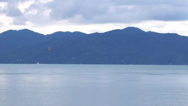Playa Phut Con Barcos Motos Acuáticas Isla Koh Samui Con — Vídeos de Stock