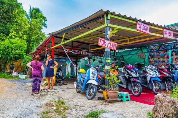Koh Samui Thailand May 2018 Typical Colorful Street Road Markets — Stock Photo, Image