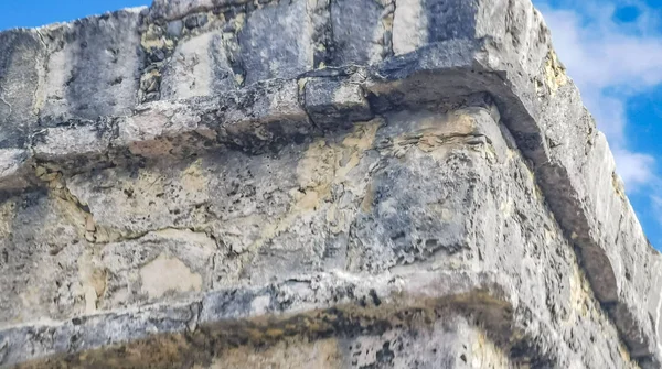 Αρχαία Tulum Ερείπια Μάγια Τοποθεσία Ερείπια Ναού Πυραμίδες Και Αντικείμενα — Φωτογραφία Αρχείου