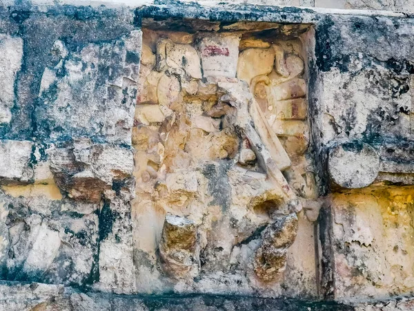 Tulum Antigo Ruínas Local Maia Com Templo Ruínas Pirâmides Artefatos — Fotografia de Stock