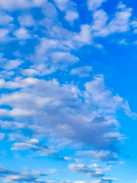 Céu Azul Com Belas Nuvens Dia Ensolarado Praia Punta Esmeralda — Fotografia de Stock