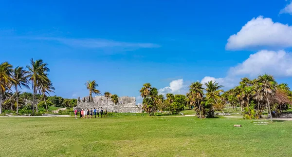 Tulum Mexico June 2022 Ancient Tulum Ruins Mayan Site Temple — Foto Stock