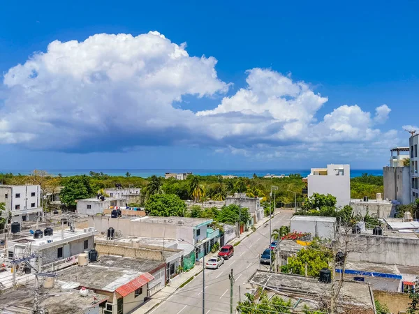 Playa Del Carmen Mexico May 2022 Amazing Cityscape Landscape Caribbean — Foto Stock