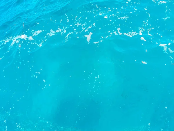 Όμορφη Μπλε Και Τυρκουάζ Κύματα Του Ωκεανού Και Θάλασσα Μοτίβο — Φωτογραφία Αρχείου