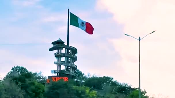 Playa Del Carmen Mexico April 2022 Driving Highway Motorway Freeway — Stock videók